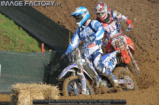 2009-10-03 Franciacorta - Motocross delle Nazioni 0197 Free practice MX1 - Antti Pyrhonen - Honda 450 FIN